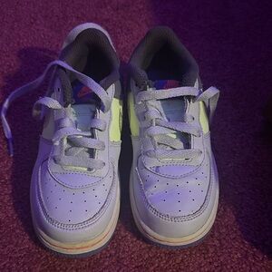 Nike Kids White and Black Sneakers